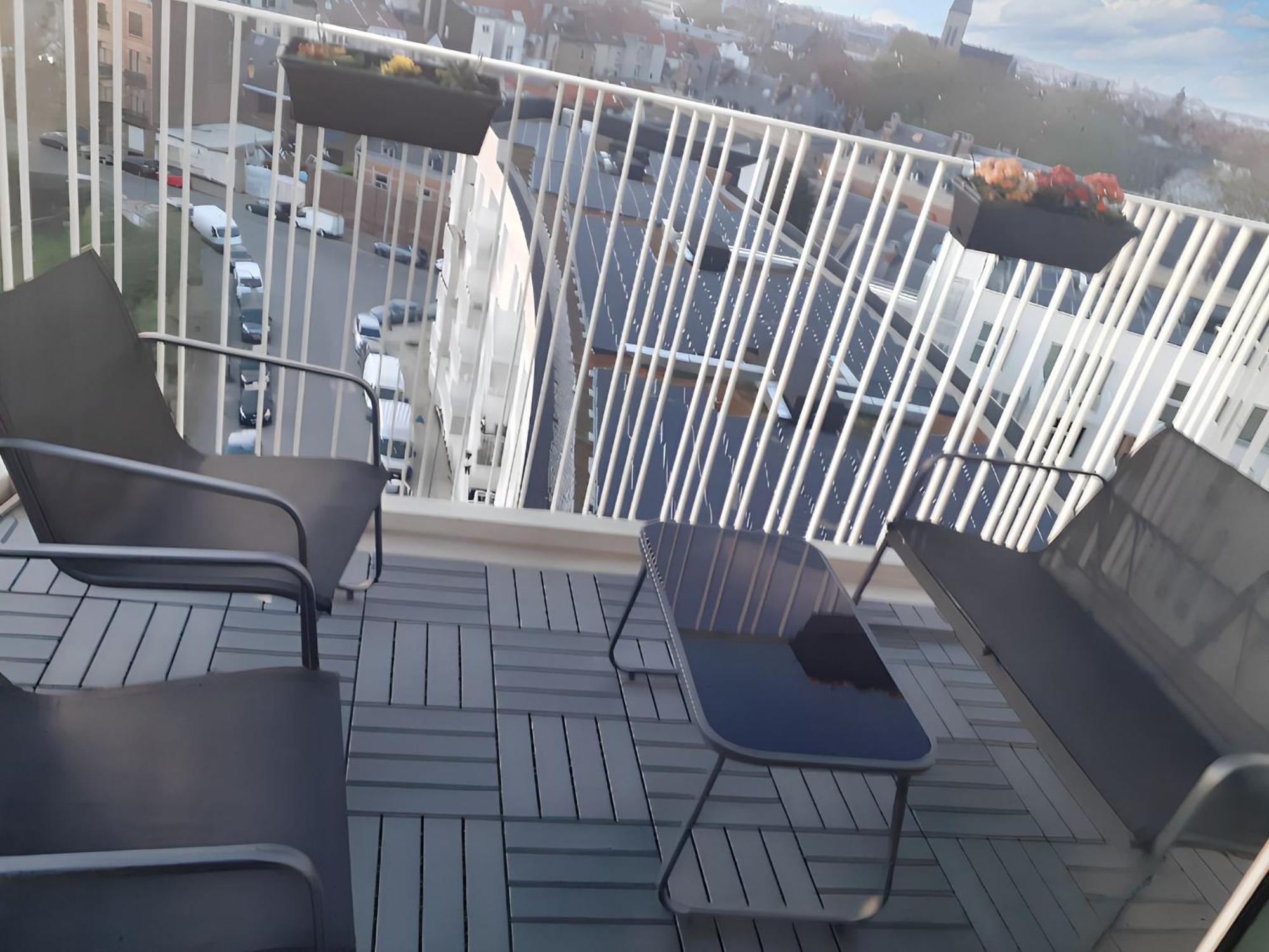 Modern Apartment In Cureghem Anderlecht 134 M² + Terrace Brussel Eksteriør bilde